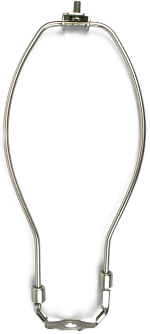 Jandorf 60125 Lamp Harp, 10 in L, Brushed Pewter Fixture [SKU: ORG3403599]