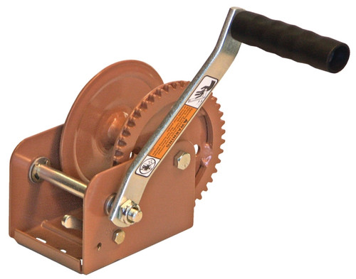 DL DL1100 Pulling Winch, 1100 lb Pull, 3/16 in Dia Wire Rope, 79 ft L Wire Rope, 3.9:1 Gear Ratio [SKU: ORG6339196]