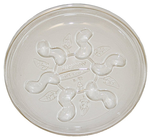 Gardener's Blue Ribbon Saucer Plus SP16 Waterproof Plant Saucer, 16 in Dia, Plastic, Clear [SKU: ORG0900811]