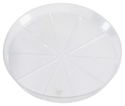 Gardener's Blue Ribbon VS4 Plant Saucer, 4 in Dia, Round, Plastic, Clear [SKU: ORG8031981]