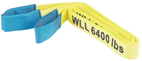 ProSource FH4019 Lifting Sling, Heavy-Duty, Polyester, Yellow [SKU: ORG0296459]