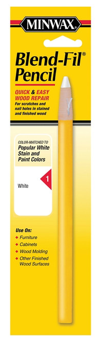Minwax Blend-Fil 110116666 Pencil, White, Works on: Wood [SKU: ORG7406218]