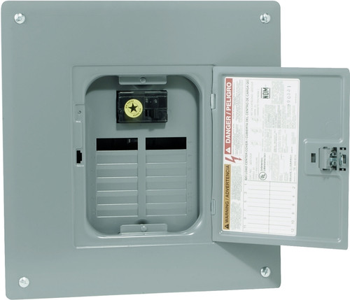 Square D QO112M100C Load Center, 12 -Pole, 100 A, 12 -Space, NEMA 1 Enclosure, Flush, Surface Mounting [SKU: ORG6700157]