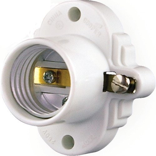 Eaton Wiring Devices S752WSP Cleat Socket, 250 V, 660 W, White [SKU: ORG4167862]