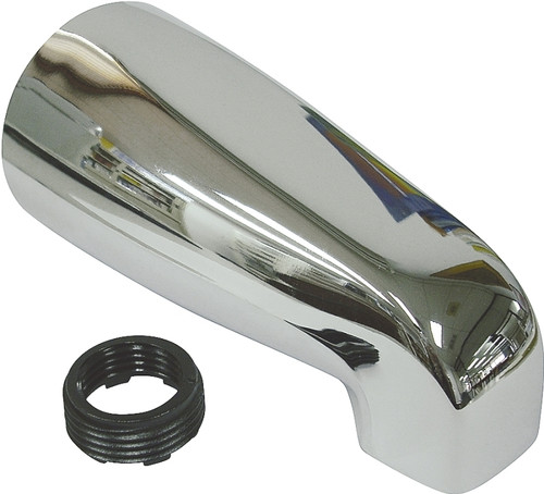 ProSource 24500 Bathtub Spout, 5-1/8 in L, 3/4 x 1/2 in Connection, IPS, Zinc, Chrome Plated [SKU: ORG3565884]