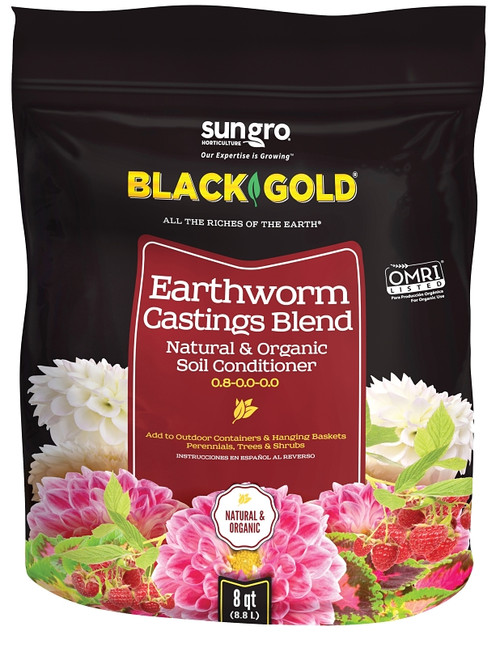 sun gro Sunshine 1490302.Q.08P Earthworm Casting, 8 qt Bag [SKU: ORG9586868]