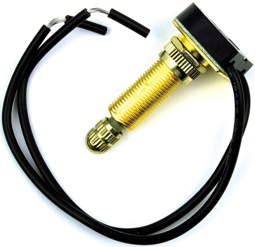 Jandorf 61220 Single Circuit Rotary Switch, 1 A, 125 V, SPST, Brass [SKU: ORG3403052]