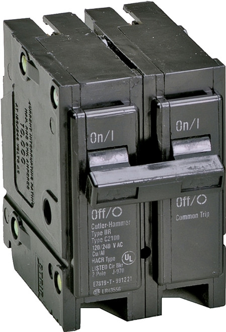 Cutler-Hammer BR225 Circuit Breaker, Mini, Type BR, 25 A, 2 -Pole, 120/240 V, Common Trip, Plug Mounting [SKU: ORG6231948]