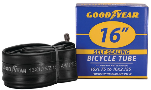 KENT 95201 Bicycle Tube, Self-Sealing, For: 16 x 1-3/4 in to 2-1/8 in W Bicycle Tires [SKU: ORG2451946]