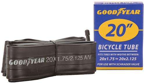 KENT 91077 Bicycle Tube, Butyl Rubber, Black, For: 20 x 1-3/4 to 2-1/8 in W Bicycle Tires [SKU: ORG9954256]