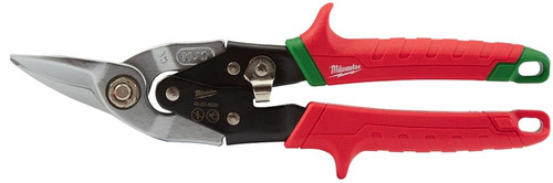 Milwaukee 48-22-4520 Aviation Snip, 10 in OAL, 1.76 in L Cut, Right, Straight Cut, Forged Steel Blade, Ergonomic Handle [SKU: ORG1389410]