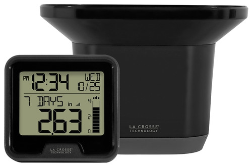 La Crosse 724-1409 Rain Gauge, AA Battery, 300 ft [SKU: ORG7758428]