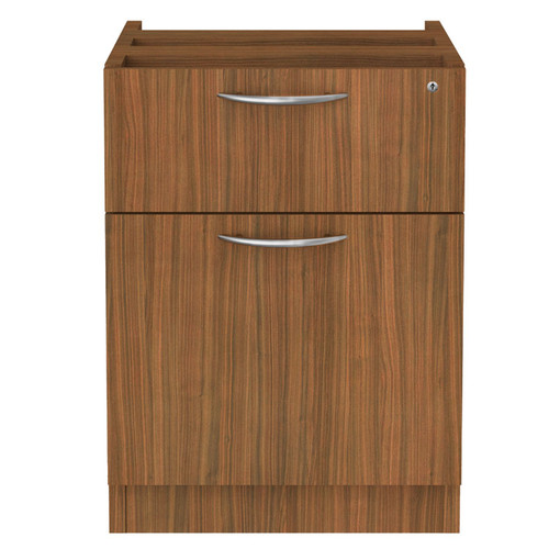 Alera Valencia Series Hanging Pedestal File, Left/Right, 2-Drawer: Box/File, Legal/Letter, Modern Walnut,15.63 x 20.5 x 19.25 [SKU: ALEVA552222WA]