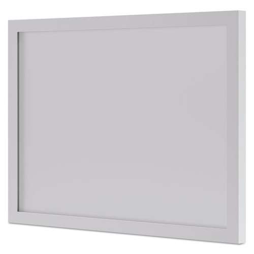 BL Series Frosted Glass Modesty Panel, 39.5w x 0.13d x 27.25h, Silver/Frosted [SKU: BSXBLBF72MODG]