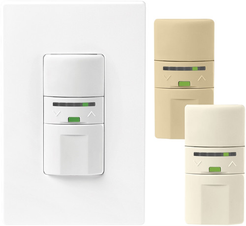 Eaton Wiring Devices OS106D1-C2-K Dimmer Sensor with LED, 120 V, 1 -Pole, Motion Sensor, 180 deg Sensing [SKU: ORG0638320]