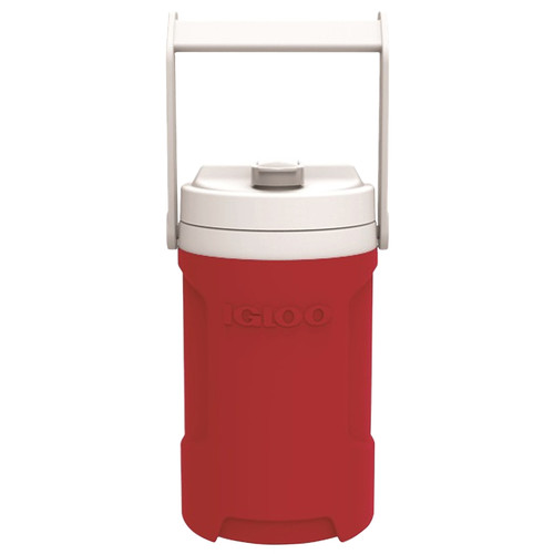 IGLOO Latitude 31285 Beverage Bottle, 0.5 gal Capacity, 10 in L, 6 in W, 6 in H, Red [SKU: ORG2233013]