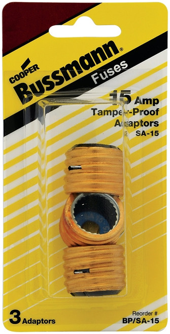 Bussmann BP/SA-15 Fuse Adapter, For: S-15 to S-7 Fuse [SKU: ORG5387279]