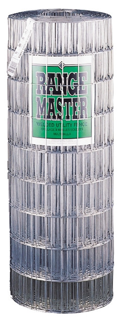 Rangemaster 7754 Welded Utility Fence, 50 ft L, 60 in H, 2 x 4 in Mesh, 14 Gauge, Galvanized [SKU: ORG4378451]