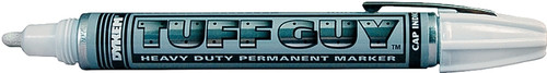 Dykem 44175 Permanent Marker, White [SKU: ORG2786622]