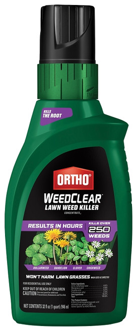 Ortho WEEDCLEAR 0449405 Weed Killer, Liquid, Spray Application, 32 oz Bottle [SKU: ORG9990458]