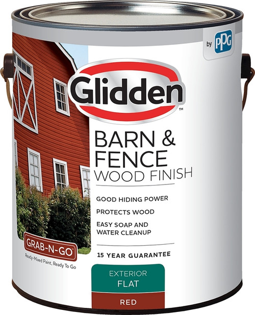 Glidden GRAB-N-GO 4099F/01 Wood Stain, Red, Liquid, 1 gal [SKU: ORG7458854]