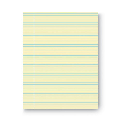 Glue Top Pads, Narrow Rule, 50 Canary-Yellow 8.5 x 11 Sheets, Dozen [SKU: UNV42000]