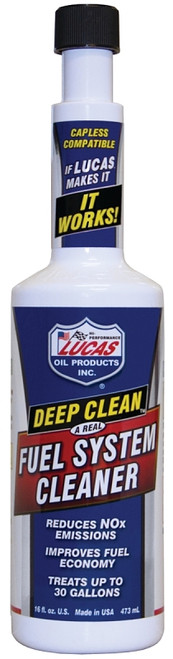 Lucas Oil Deep Clean 10512 Fuel System Cleaner Straw, 16 oz Bottle [SKU: ORG8394090]