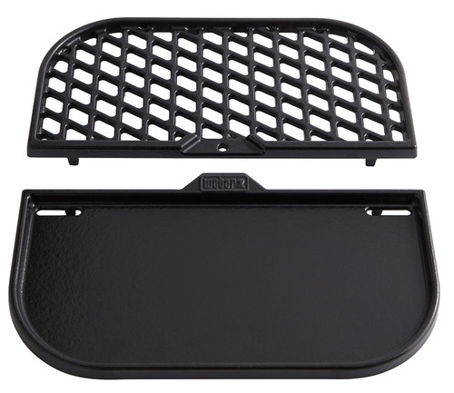 Weber 8860 Grill and Griddle Station, Cast Iron, Porcelain Enamel-Coated [SKU: ORG7408842]