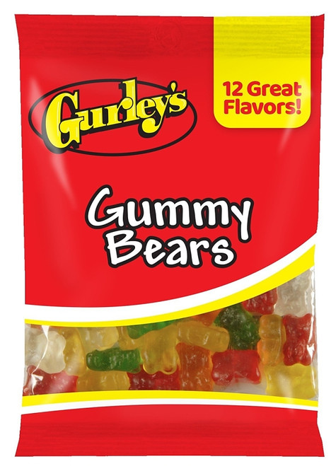Gurley's 743780 Candy, Gummy, Gummy Bears Flavor, 5.75 oz [SKU: ORG3578259]