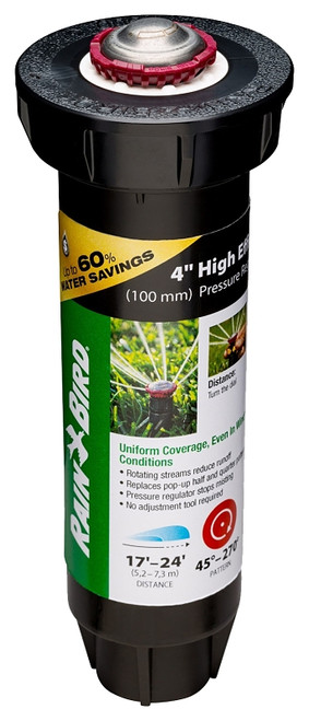 Rain Bird 22SA 22SAPROPR Mini Pop-Up Rotor Sprinkler, 1/2 in Connection, FNPT, 4 in H Pop-Up, 17 to 24 ft, Plastic [SKU: ORG3020732]