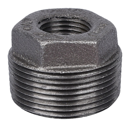 Prosource B241 32X15 Pipe Bushing, 1-1/4 x 1/2 in, MIP x FIP, Malleable Iron, SCH 40 Schedule, 300 psi Pressure [SKU: ORG6100143]