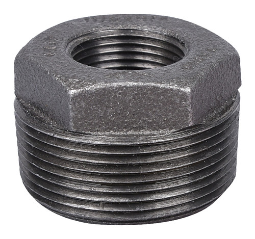 Prosource B241 40X20 Pipe Bushing, 1-1/2 x 3/4 in, MIP x FIP, Malleable Iron, SCH 40 Schedule, 300 psi Pressure [SKU: ORG6100200]