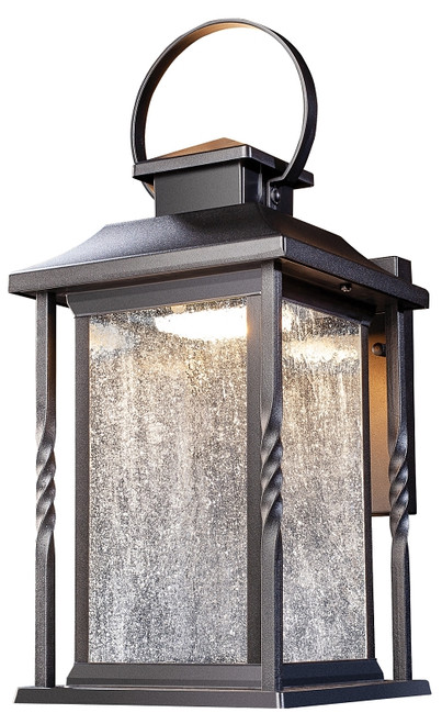 Heath Zenith HZ-4610-BK Decorative Motion Sensing Light, 120 VAC, Integrated LED Lamp, 500 Lumens Lumens, Metal Fixture [SKU: ORG7616949]