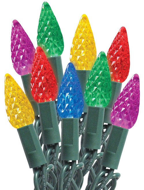 Sylvania Light Cord, Spool, LED, C6, Multi, 100 Ct [SKU: ORG4536926]