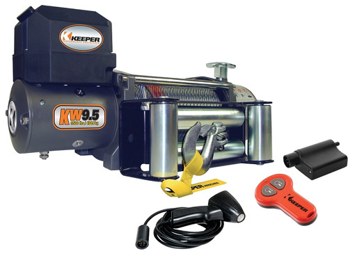 KEEPER KW95122 Winch, Electric, 12 VDC, 9500 lb [SKU: ORG6210678]