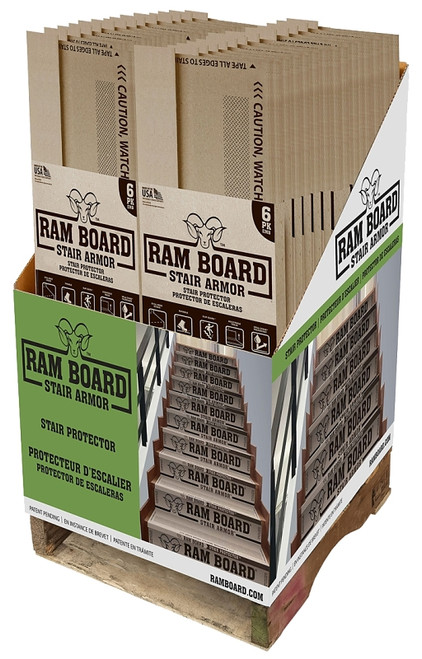Ram Board Stair Armor RBSA 36-FR/EN Stair Protector, 19 in L, 34 in W [SKU: ORG3678067]