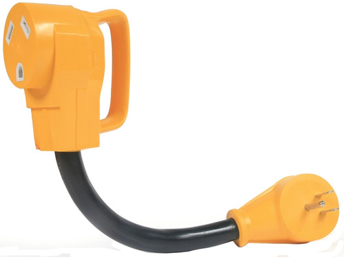 PowerGrip 55163 Dogbone Adapter, 30 A Female, 15 A Male, 125 V, Male, Female [SKU: ORG3343431]