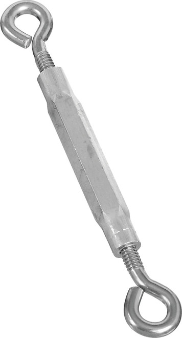 National Hardware 2171BC Series N221-820 Turnbuckle, 65 lb Working Load, #10-24 Thread, Eye, Eye, 5-1/2 in L Take-Up [SKU: ORG8750663]