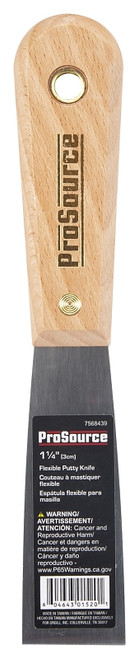 ProSource 01520R Putty Knife with Rivet, 1-1/4 in W HCS Blade [SKU: ORG7568439]
