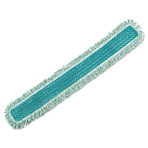 HYGEN Dust Mop Heads With Fringe, Green, 48", Microfiber [SKU: RCPQ449]