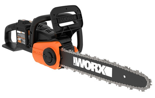 WORX WG384 Auto-Tension Chainsaw, 40 V Battery, 14 in L Bar/Chain, 3/8 in Bar/Chain Pitch [SKU: ORG8381873]