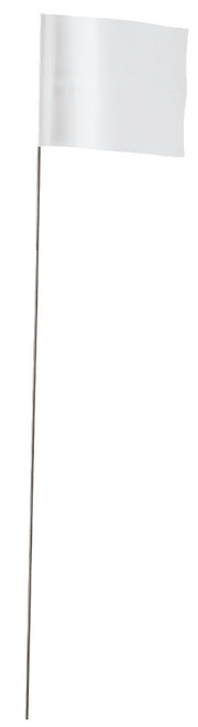 Empire 78006 Stake Flag, White, 2-1/2 in W Flag, 3-1/2 in H Flag [SKU: ORG9649179]
