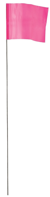 Empire 78-003 Stake Flag, 21 in L, Pink, Plastic/Steel [SKU: ORG9649138]