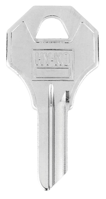 HY-KO 11010Y10 Key Blank, Brass, Nickel-Plated, For: Yale Y10 Locks [SKU: ORG4439436]