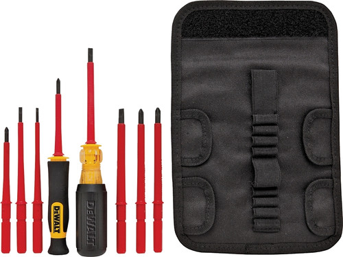 DeWALT DWHT66417 Screwdriver Set, Vinyl, Assorted, Specifications: Round Shank [SKU: ORG7338841]