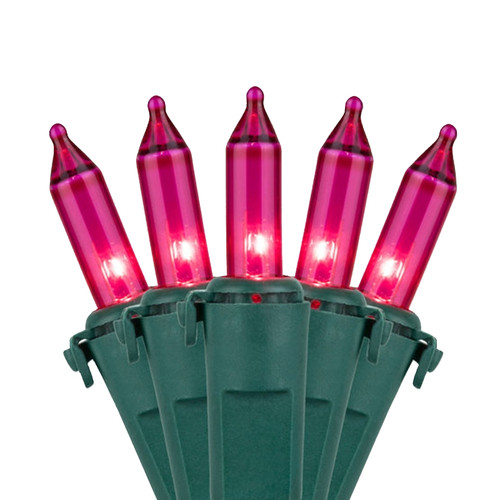 Hometown Holidays 2980-07/U13Y072Y Light Set, 2.5 V, 100-Lamp, Pink Lamp, 1000 hr Average Life [SKU: ORG2201309]
