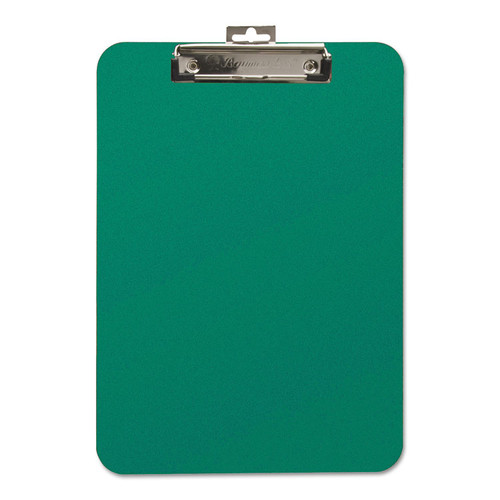 Unbreakable Recycled Clipboard, 0.25" Clip Capacity, Holds 8.5 x 11 Sheets, Green [SKU: BAU61626]
