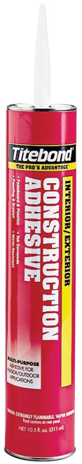 Titebond 3451 Construction Adhesive, Tan, 10 oz Cartridge [SKU: ORG6547350]
