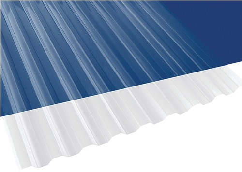 Suntuf 101698 Corrugated Panel, 10 ft L, 26 in W, Greca 76 Profile, 0.032 in Thick Material, Polycarbonate, Clear [SKU: ORG0072553]