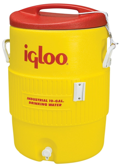 IGLOO 400 Series 00004101 Water Cooler, 10 gal Tank, Polyethylene, Red/Yellow [SKU: ORG6844476]